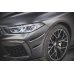 Рассекатели элероны переднего бампера на BMW M8 F93 Gran Coupe